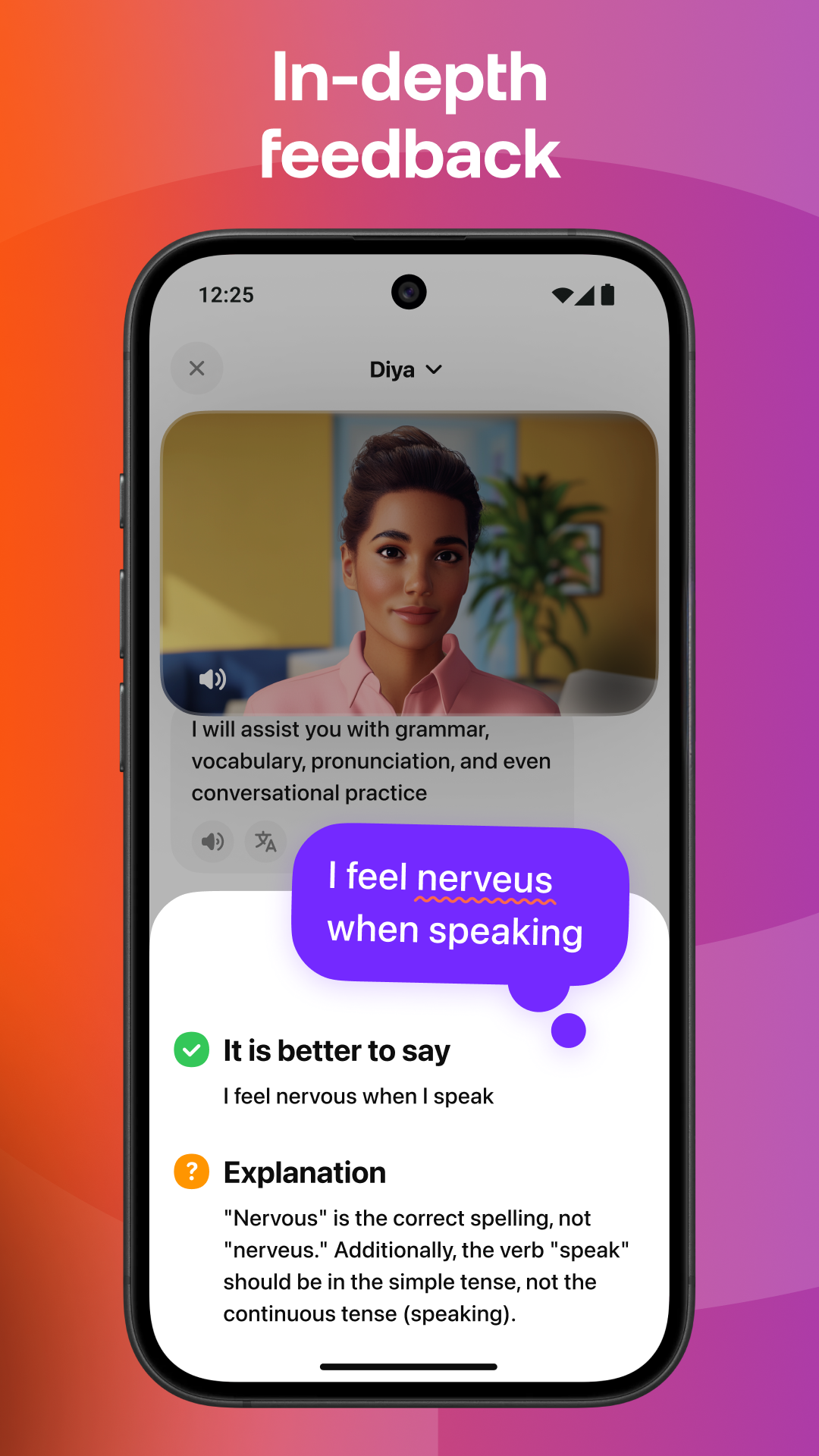 Praktika AI app screenshot 2